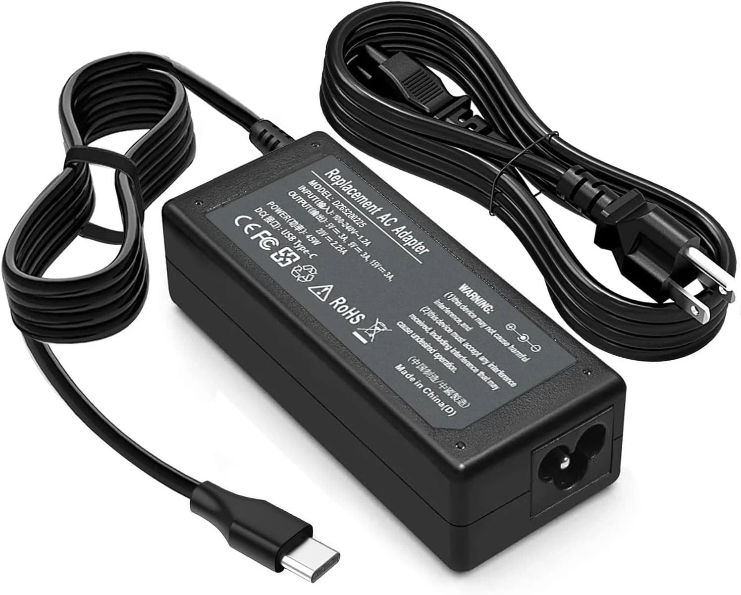 45 Watt USB C Chromebook Charger