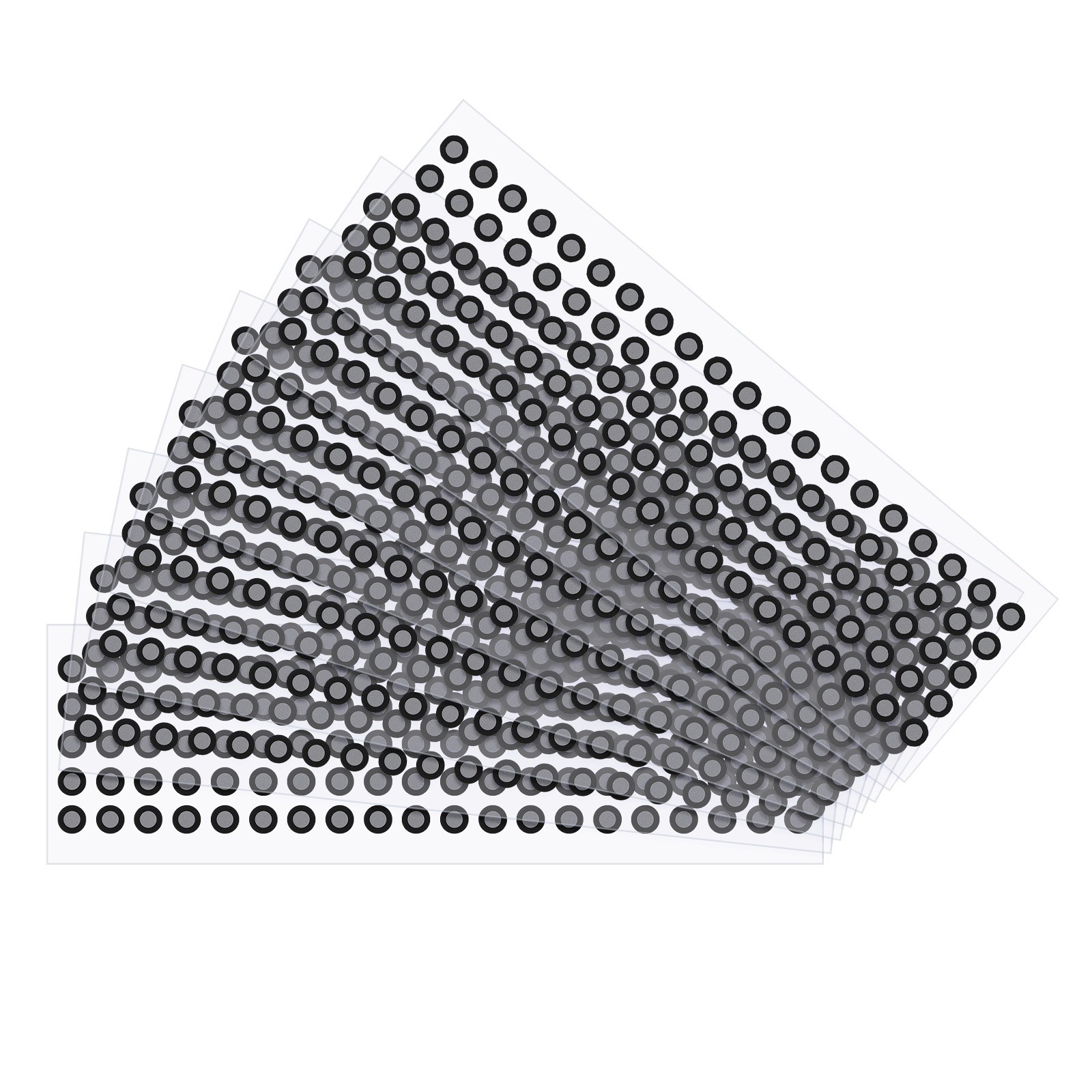 6 mm High Reflective 3D Scanner Marker Dots Positioning Point, 800 Pcs