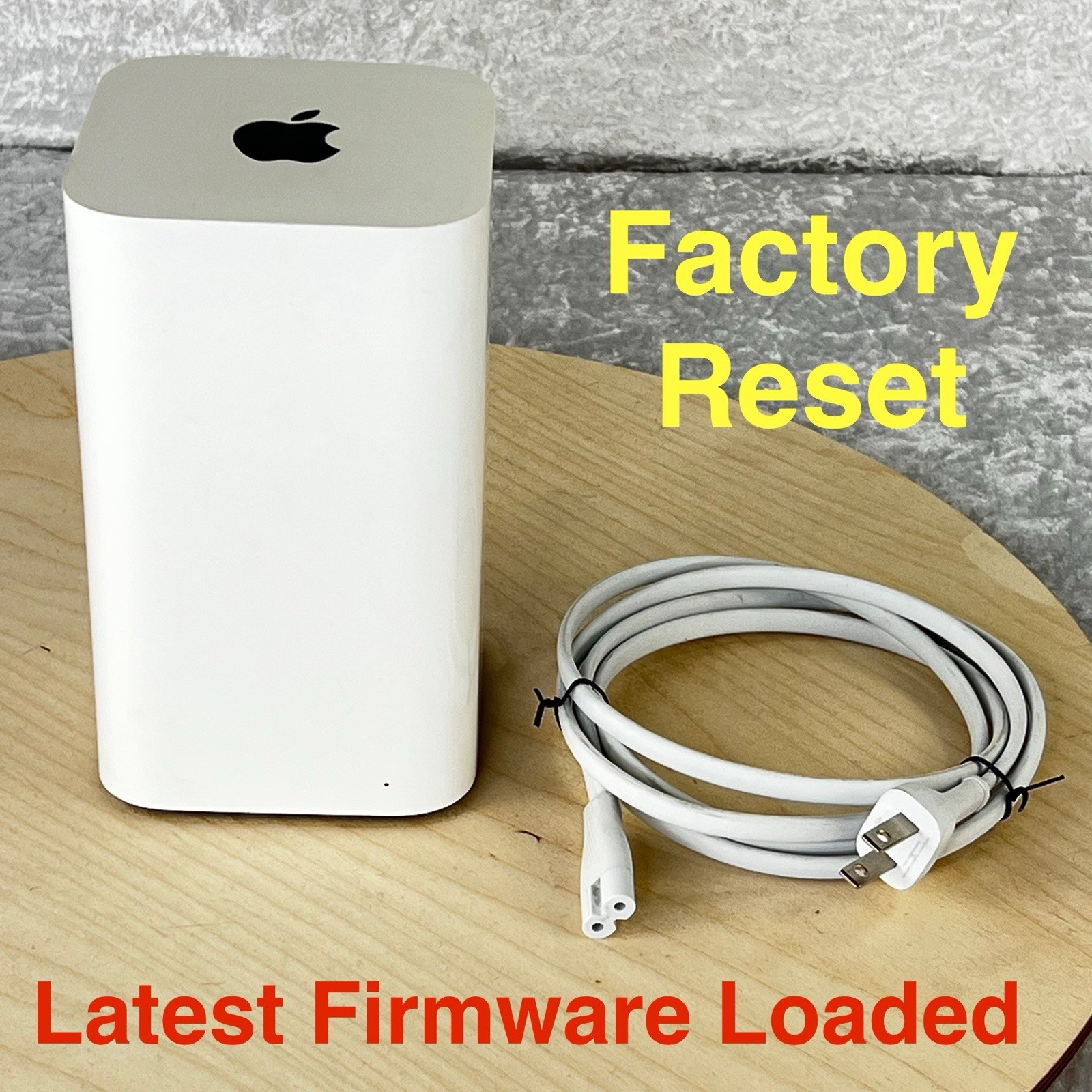 Apple AirPort Time Capsule 5th Gen A1470 EMC2635 2TB AC Power Cord Factory Reset