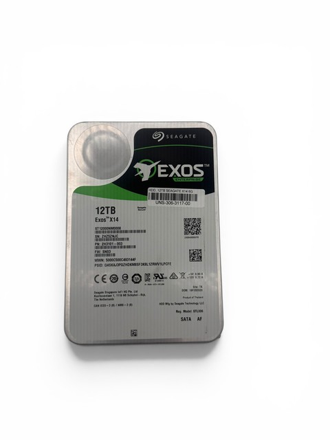 Seagate ST12000NM0008 Exos 12TB SATA 6G 7.2K 3.5 Hard Drive"