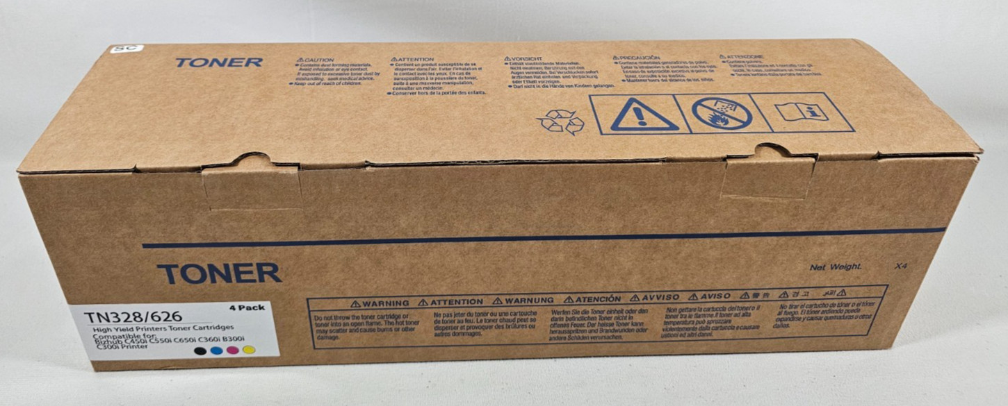 For Konica Minolta Bizhub 300i 360i 4x Toner Cartridge Black Cyan Magenta Yellow