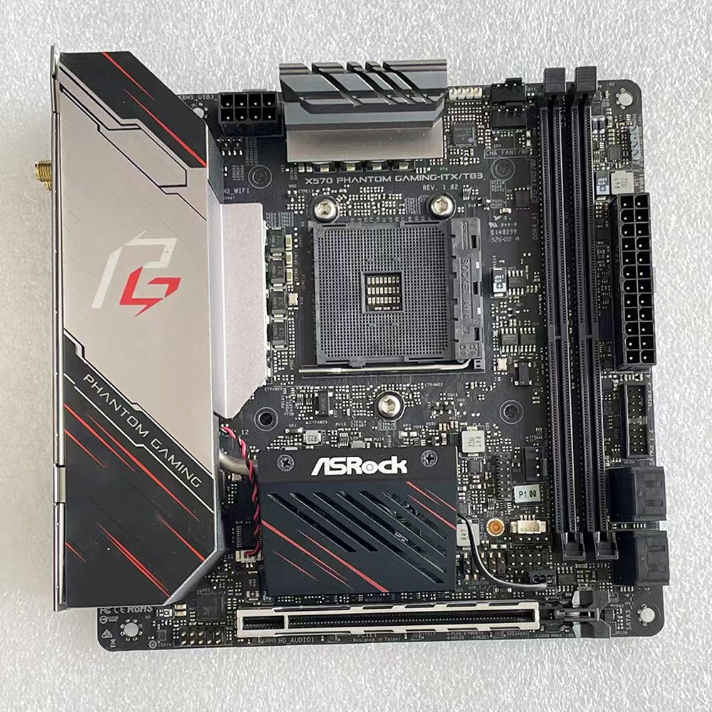 For ASROCK X570 Phantom Gaming-ITX/TB3 Motherboard AM4 DDR4 Mini-ITX Mainboard