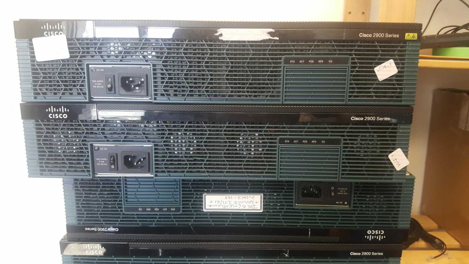 Cisco CISCO2921-V/K9 Gigabit Voice CME Router with  PVDM3-32 Tar files loaded. 
