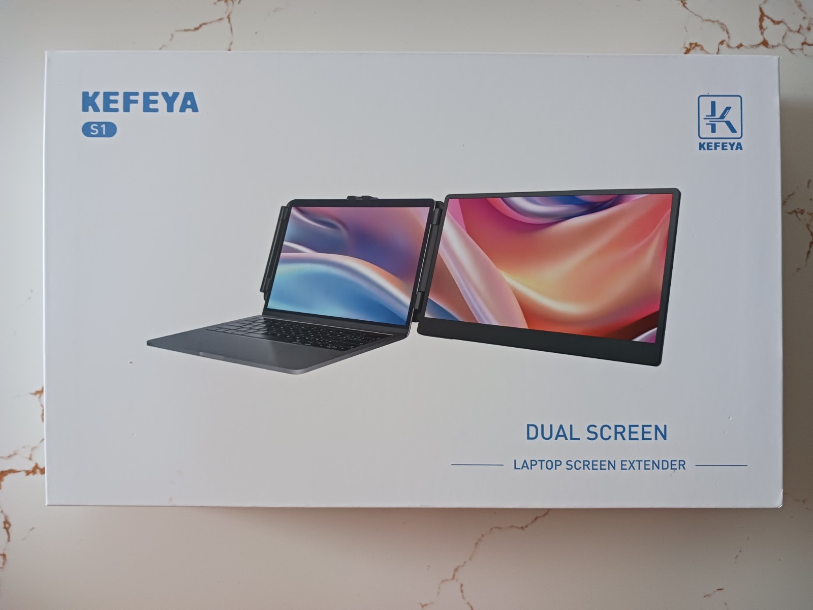 KEFEYA S1 Dual Laptop Screen Extender 14in FHD 1080P - Original Box