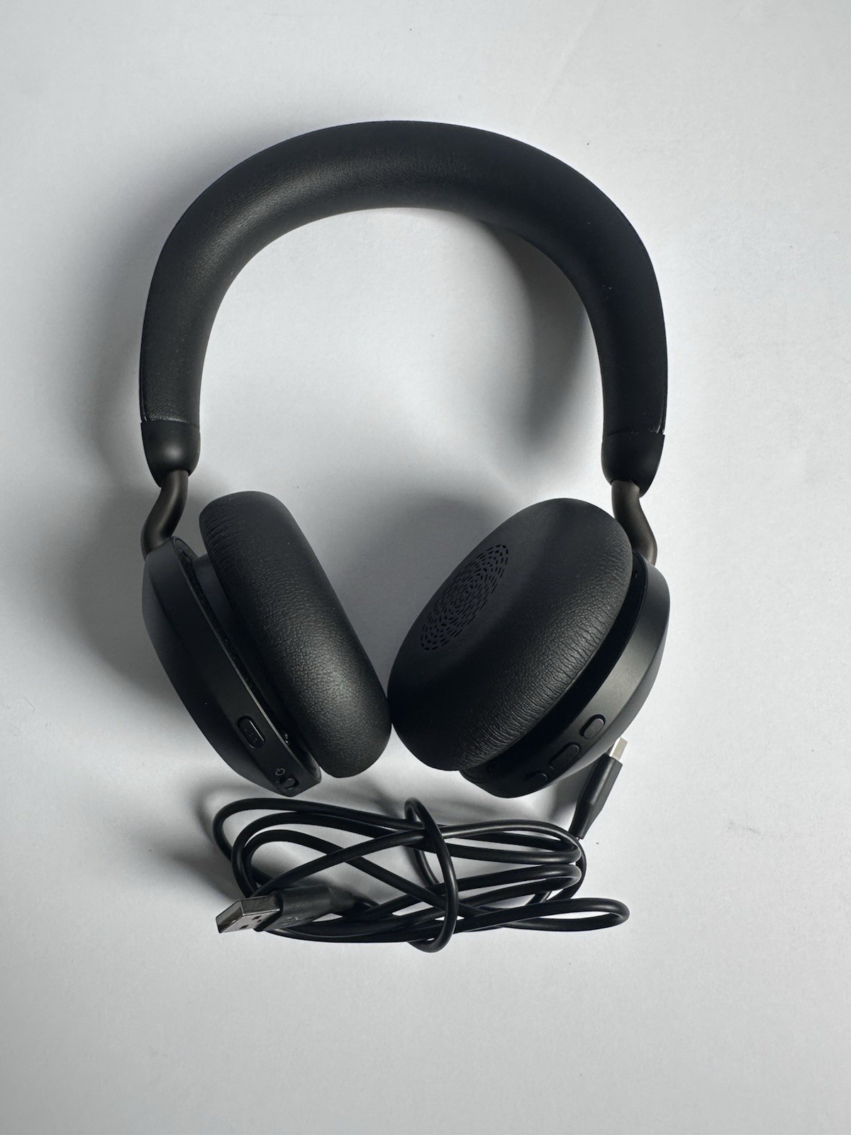 Jabra Evolve2 75 MS Teams Wireless ANC Headset Black w/ Charging Cable No Dongle
