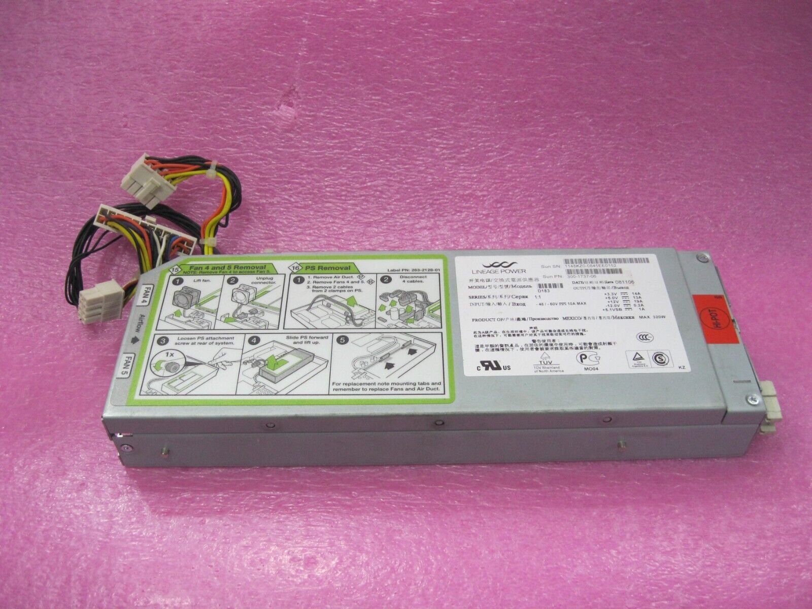 Sun 300-1737 Netra 210 DC PS Used - S3201