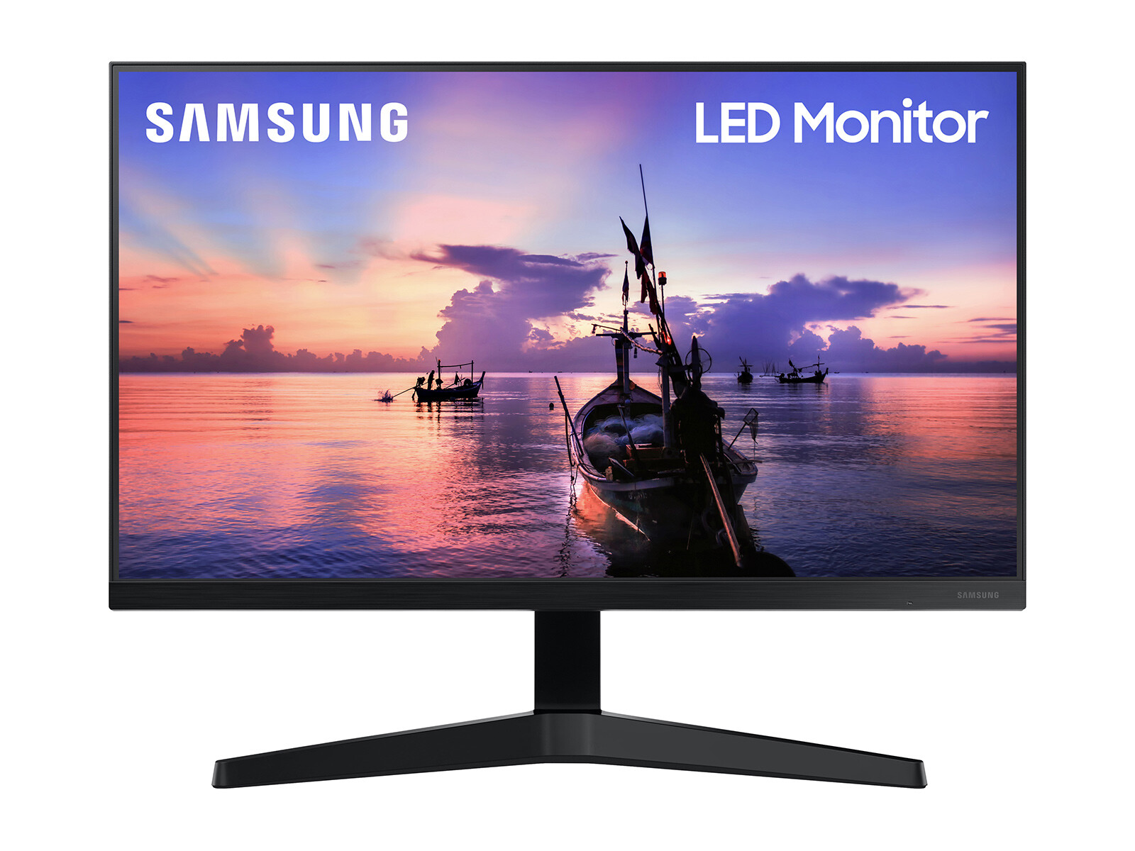 Samsung T350 24" FHD IPS Monitor - Dark Blue Gray