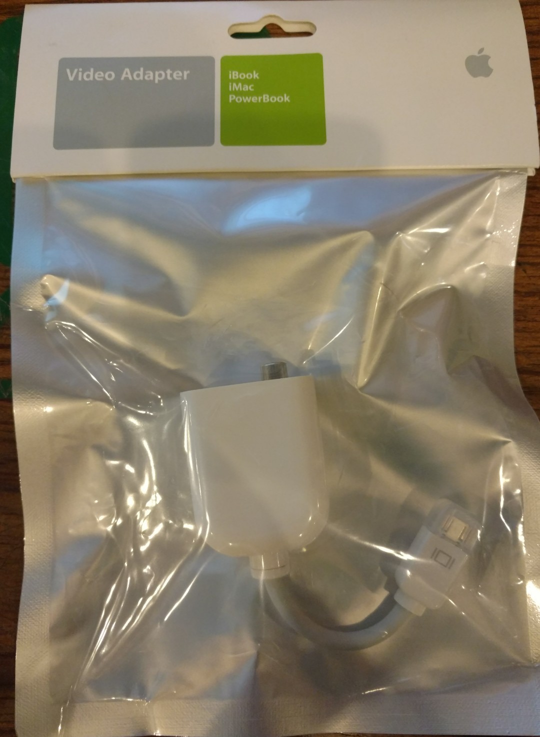 NEW Apple M9109G/A Video Adapter Mini-VGA to SVideo Mac for iBook iMac Power #Q1