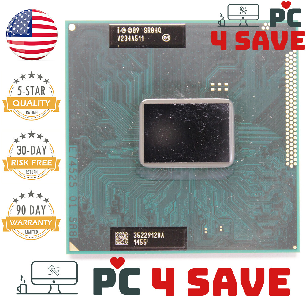 Intel Mobile Celeron Dual-Core B820 SR0HQ 1.70GHz Socket G2 PGA988B Laptop CPU