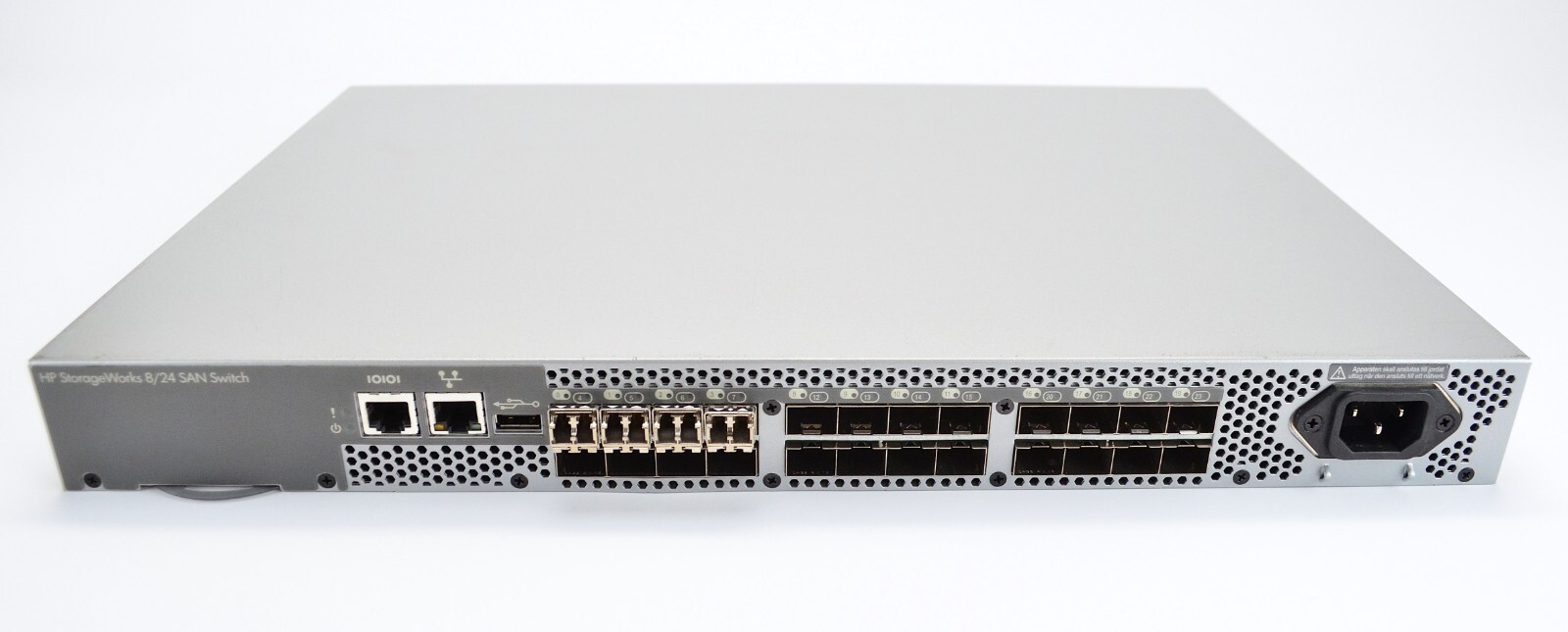 AM868B HP StorageWorks 8/24 24-Port Enabled SAN Switch 492292-002 Reset Tested