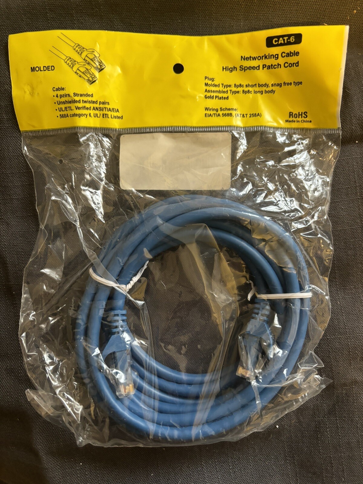 New Cat-6 High Speed Networking Cable