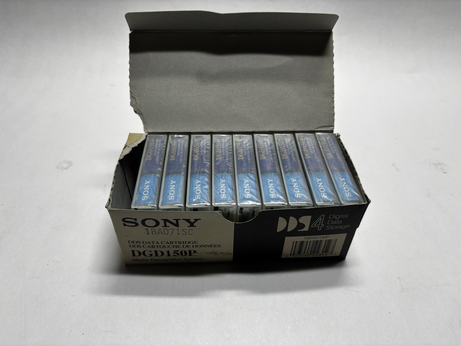 Lot Of 9 SONY DDS-4 Data Tape Cartridge 20GB/40GB DGD150P DDS4 Sealed Storage