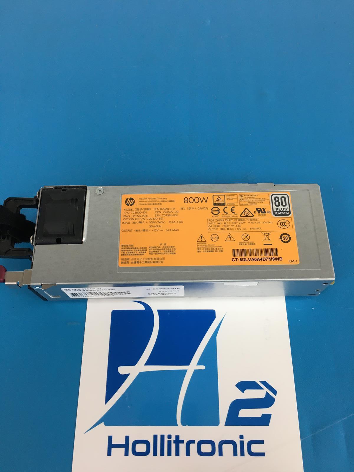 HP DPS-800AB-11 80+ Platinum POWER SUPPLY