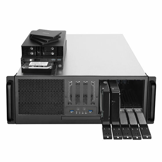 SilverStone Technology RM41-H0B 4U Rackmount Server Case 