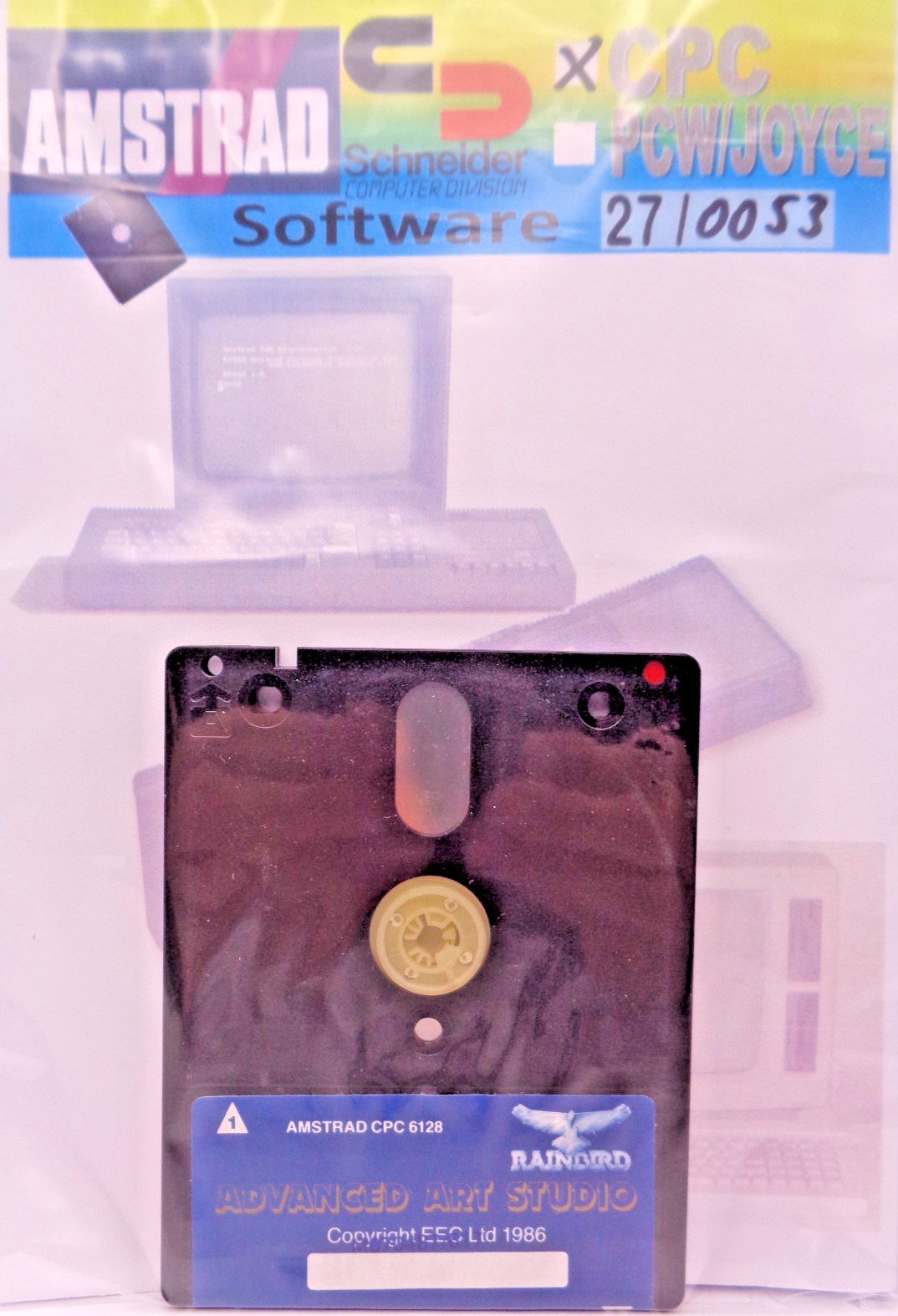 SCHNEIDER/AMSTRAD CPC -- ADVANCED ART STUDIO (RAINBIRD - 3" DISK)
