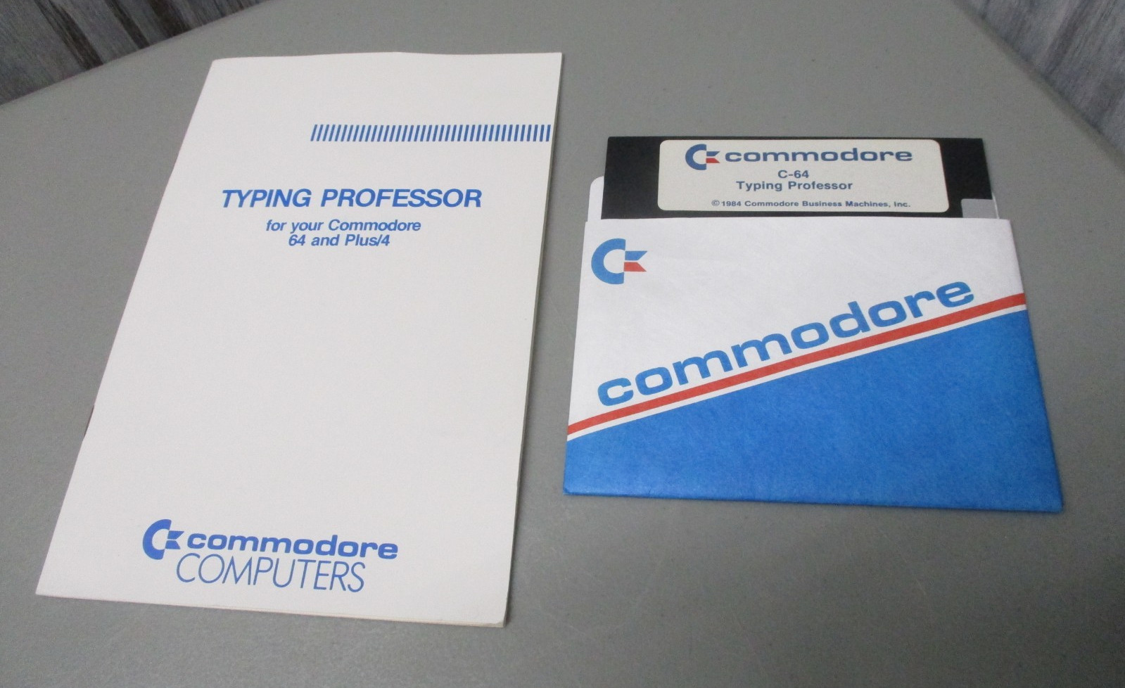 Typing Professor, Commodore 64 & Plus/4, 5.25 Disk, 1984, UNTESTED