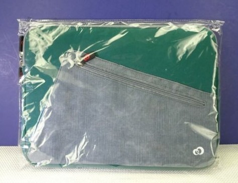 Kroo 13" Neoprene Convertible Sleeve for Tablet Laptop Hybrid w/ Front Zipper TF