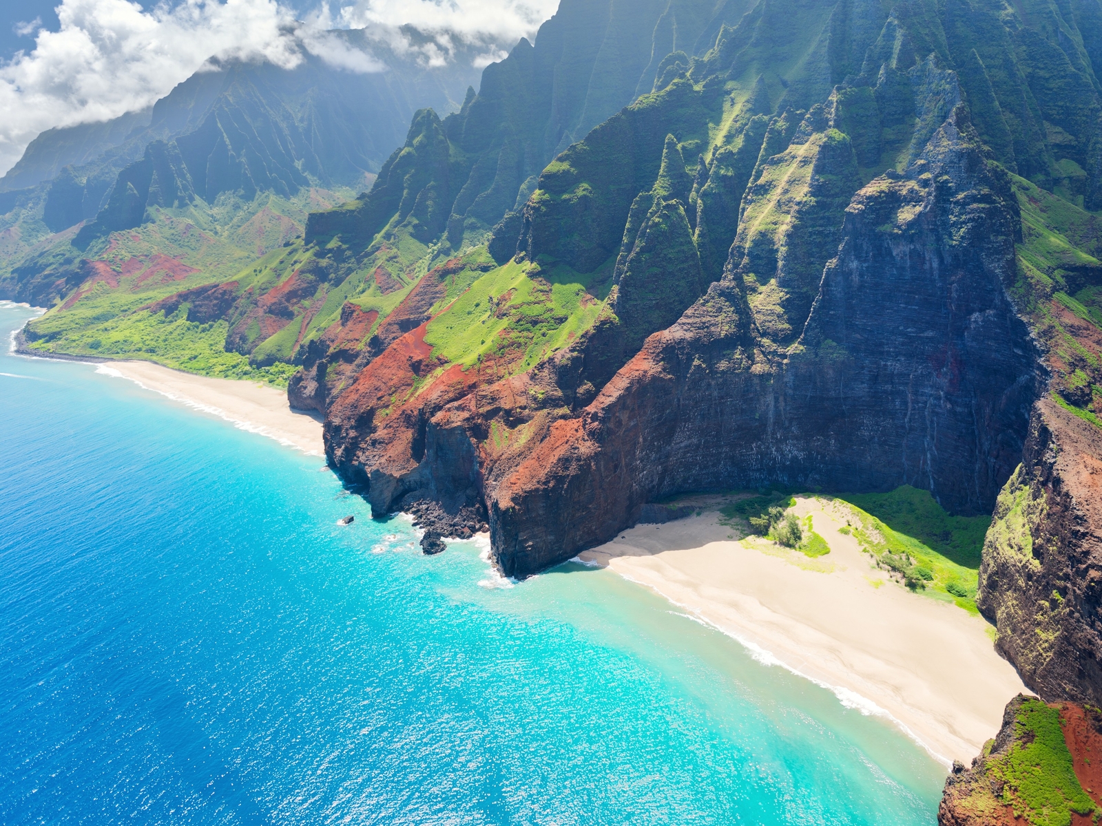 Landscape nature hawaii Custom Gaming Mat Desk