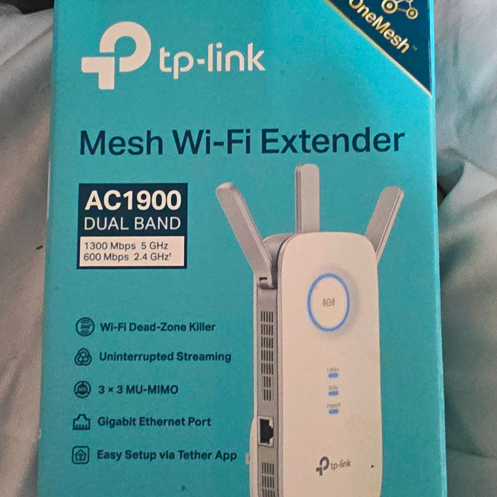 TP-Link RE550 AC1900 Wireless Dual Band Wi-Fi Range Extender Booster