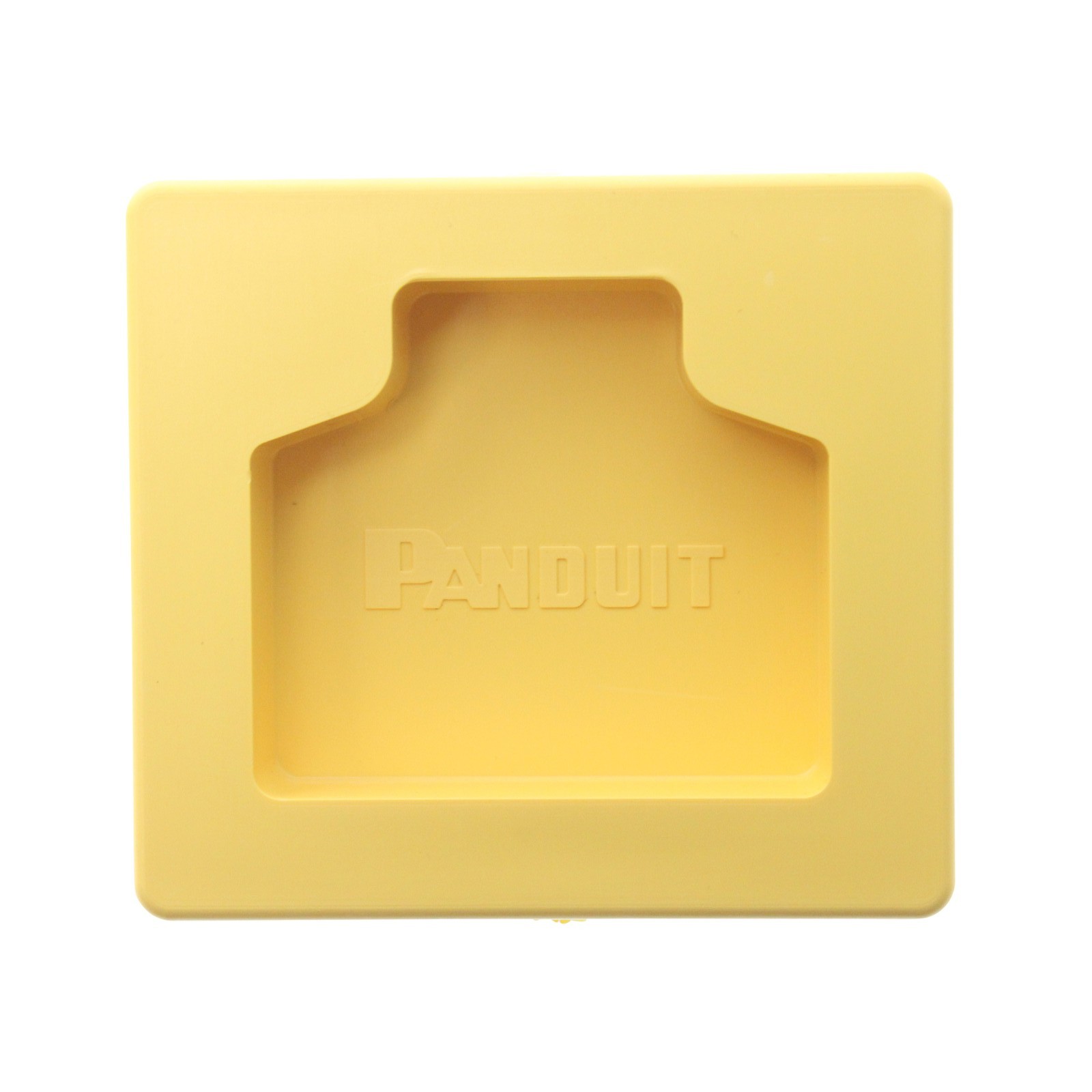 PANDUIT FHDEC2X2YL FIBER-DUCT HINGED DUCT END CAP ACCESSORY, 2-INCH, YELLOW
