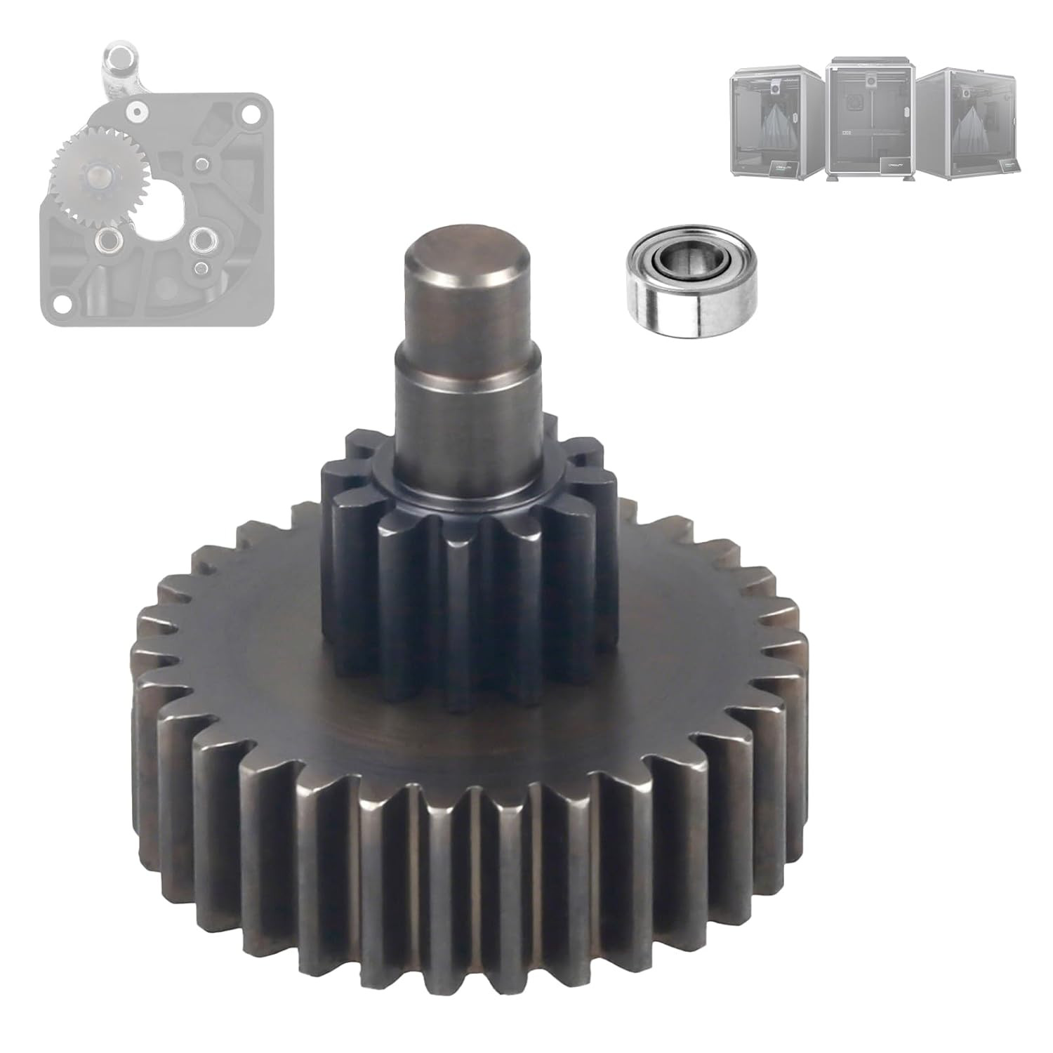 2pcs CX-K1 Extruder All-Metal Reduction Gear,for Reduction Gear for Creality ...