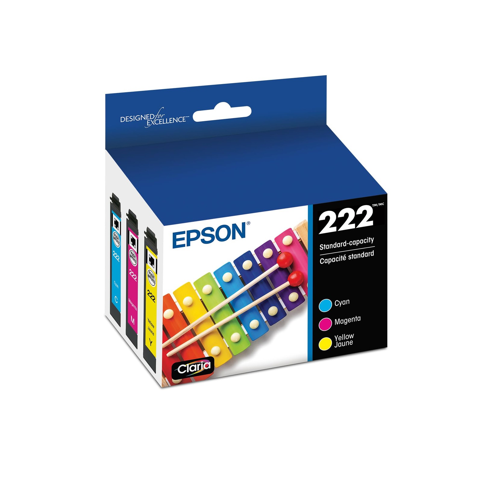Epson Claria Ink Cartridges XP 5200 WF 2960 Sharp Text Brilliant Color