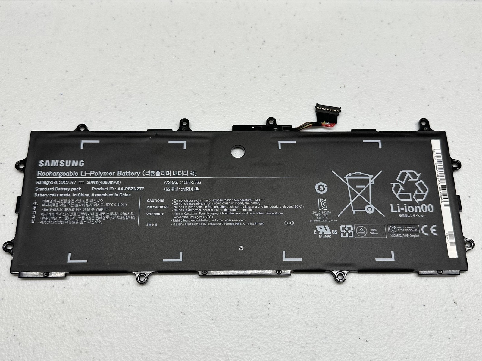 Samsung Laptop Li-Polymer Rechargeable Battery AA-PBZN2TP