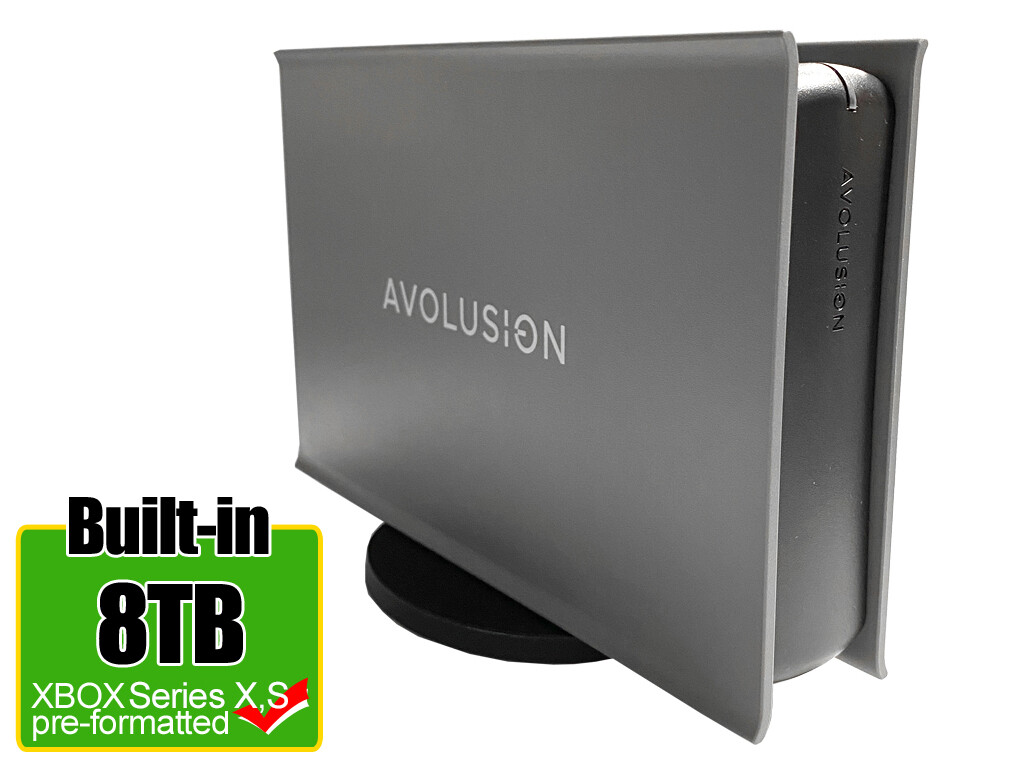 Avolusion PRO-5X Series 8TB USB 3.0 External Gaming Hard Drive XBOX Series X, S