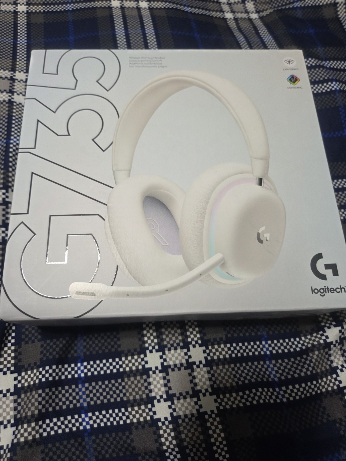 Logitech G735 Gaming Headset RGB Wireless Bluetooth White 981-001082
