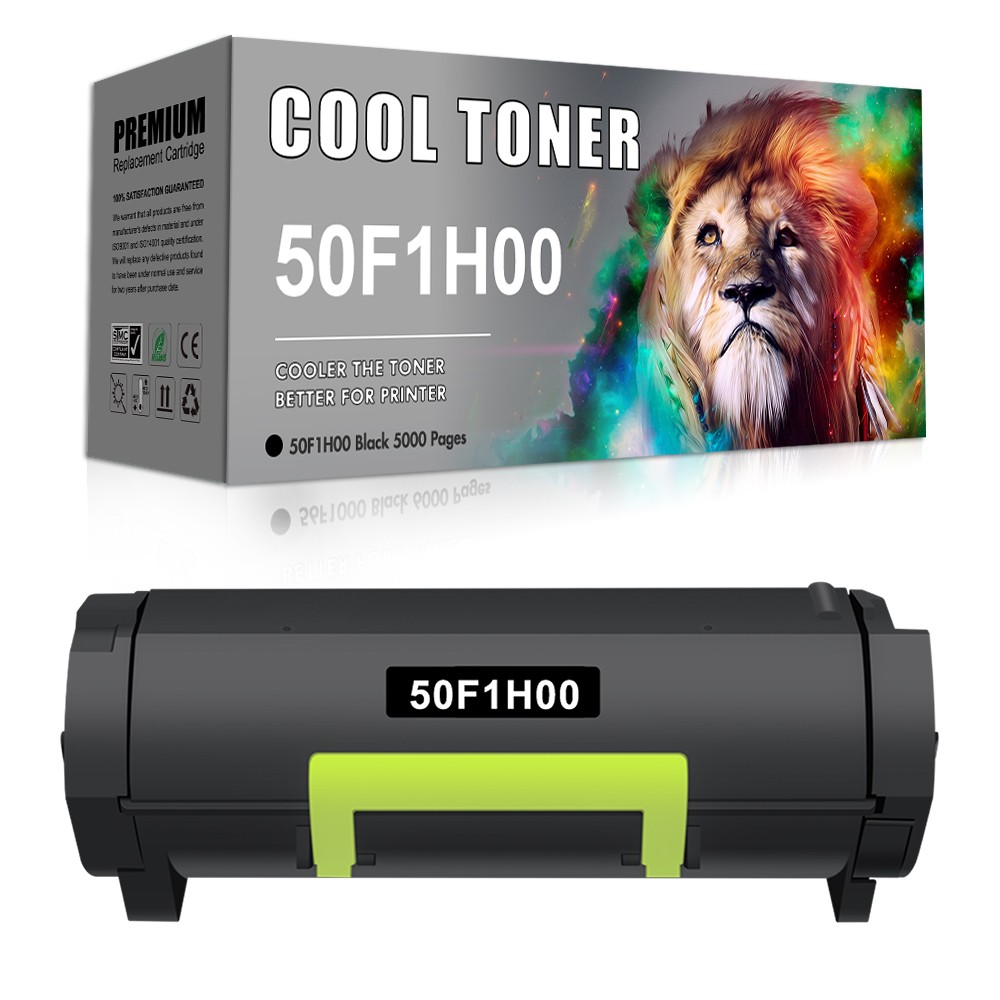 1PK 50F1H00 Toner for Lexmark MS310d MS310dn MS312DN MS610de 50F1H00 5000 pages