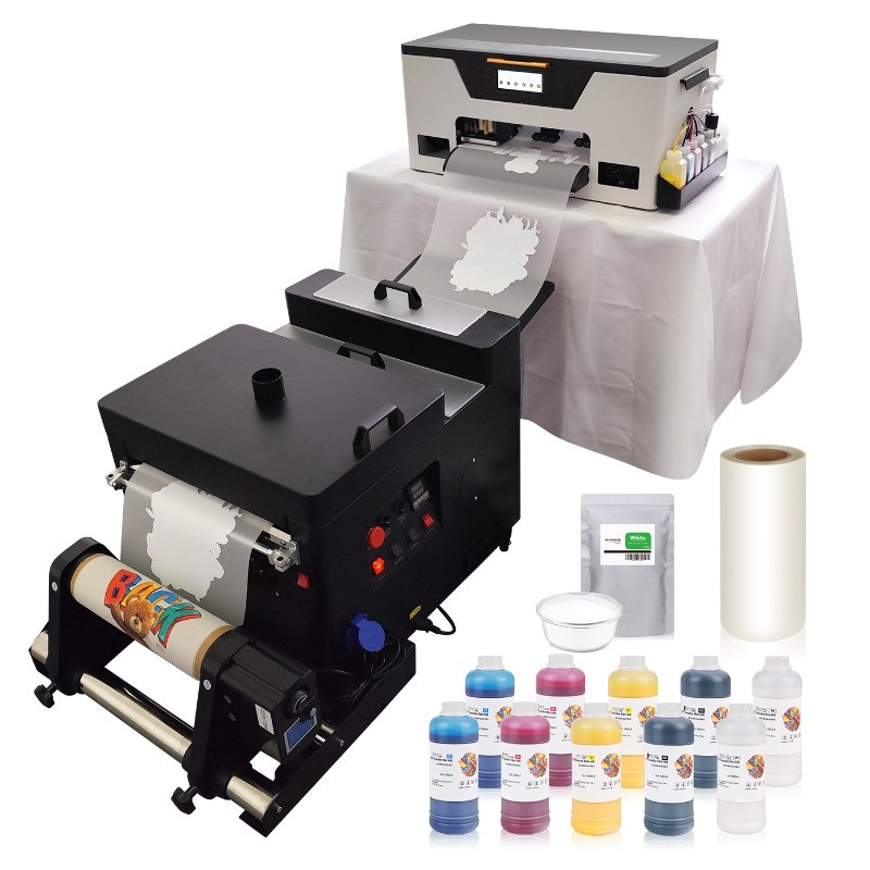 XP600 A3+ DTF Printer with Shaking Machine White Ink Circulation System 2500ML 