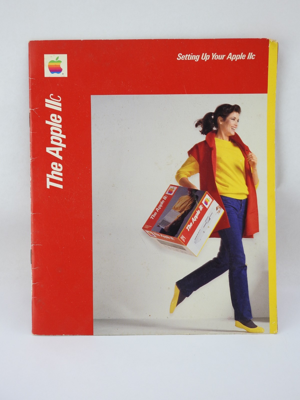 Vintage Apple IIc Manual Setting Up Your Apple IIc Original 1980s Guide Book