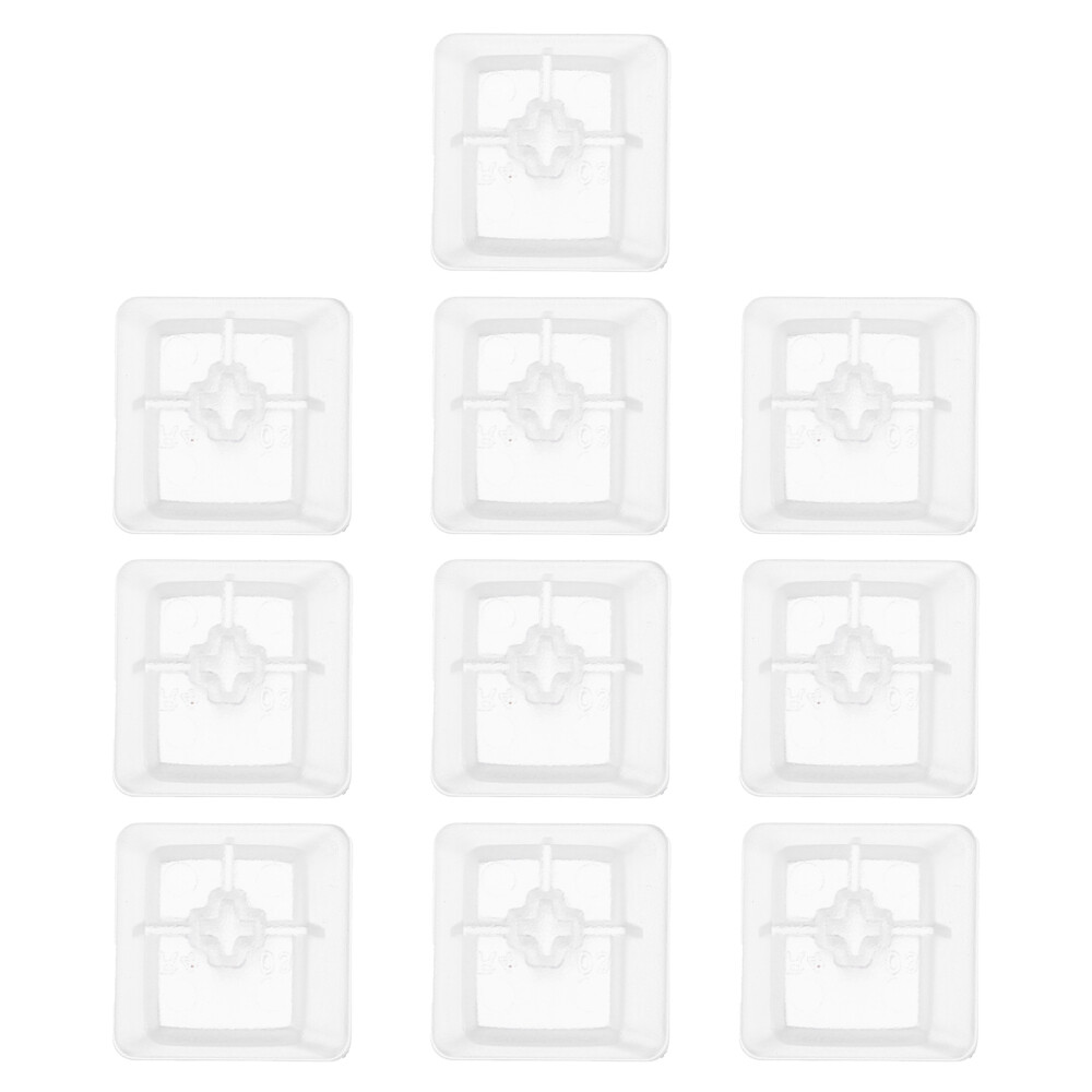 10PCS Convenient Transparent Keyboard Key Cover Protector Keycap for Home