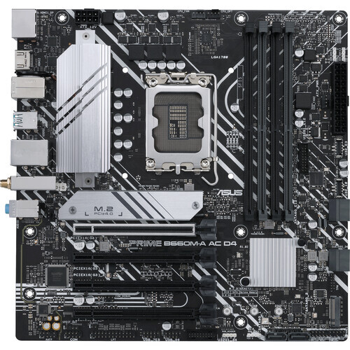 ASUS PRIME B660M-A AC D4 LGA 1700 DDR4 Motherboard