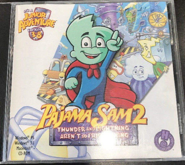 Humongous Entertainment Pajama Sam 2. Thunder & Lightening aren't so Frightening