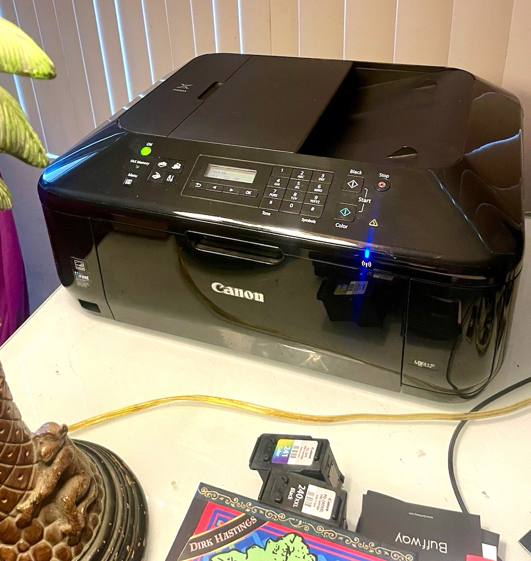 Canon PIXMA MX432 Wireless Color All-In-One Inkjet Printer Scan Copy Fax