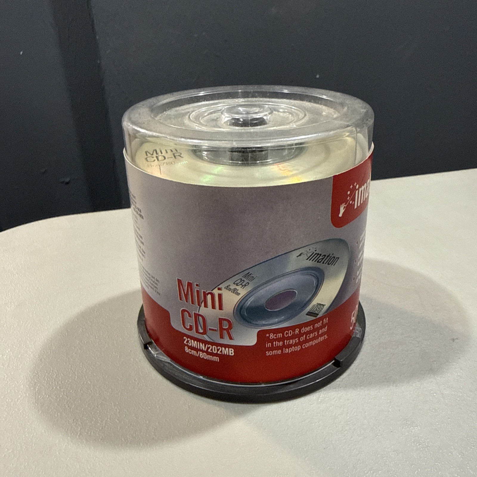 Imation Mini CD-R 49 ct Spindle - 23 MIN 202 MB 8 cm 80 mm  