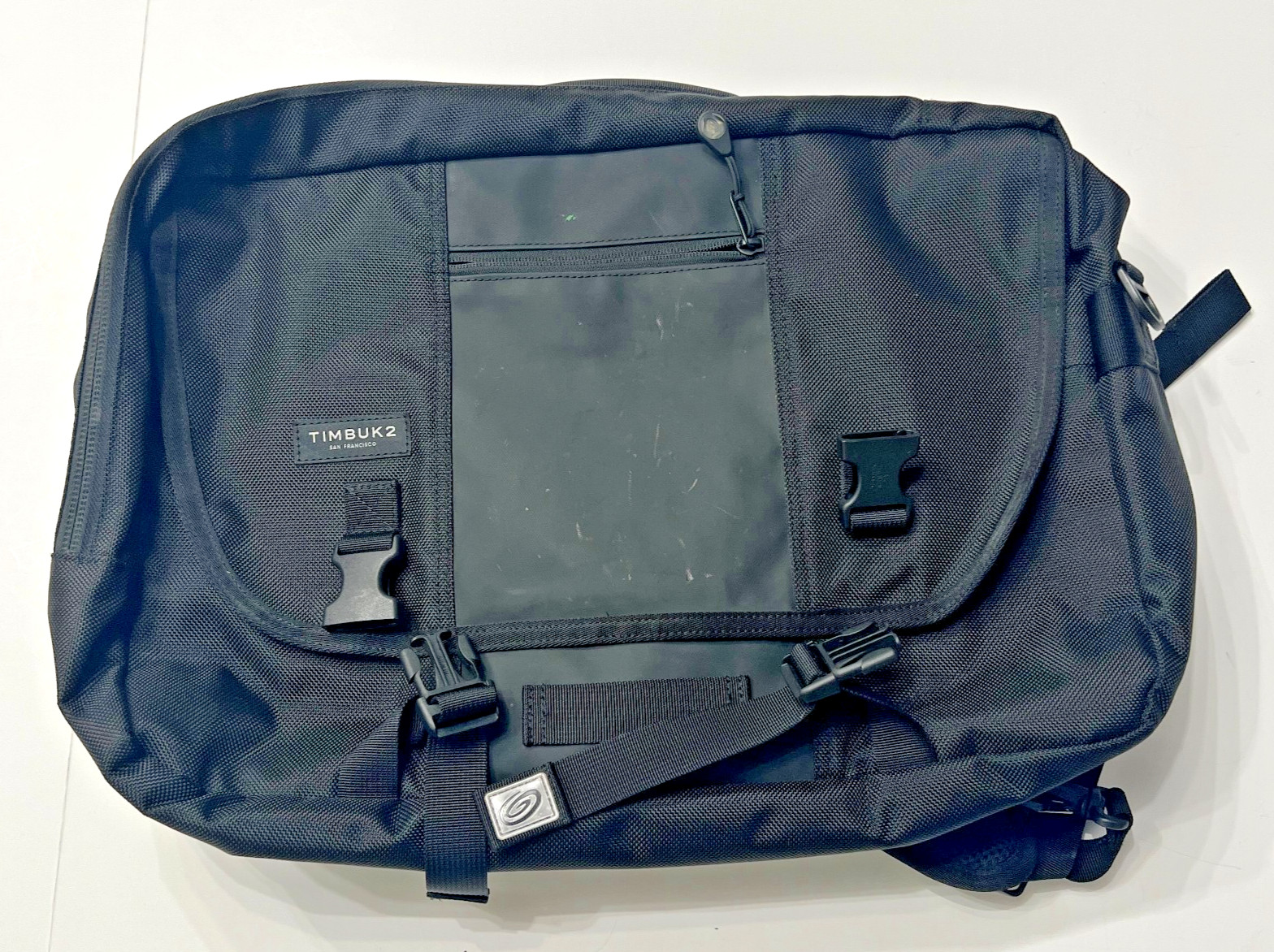 Timbuk2 Messenger Bag Backpack 3 In 1  Black Laptop Multi Pocket no Strap Dell