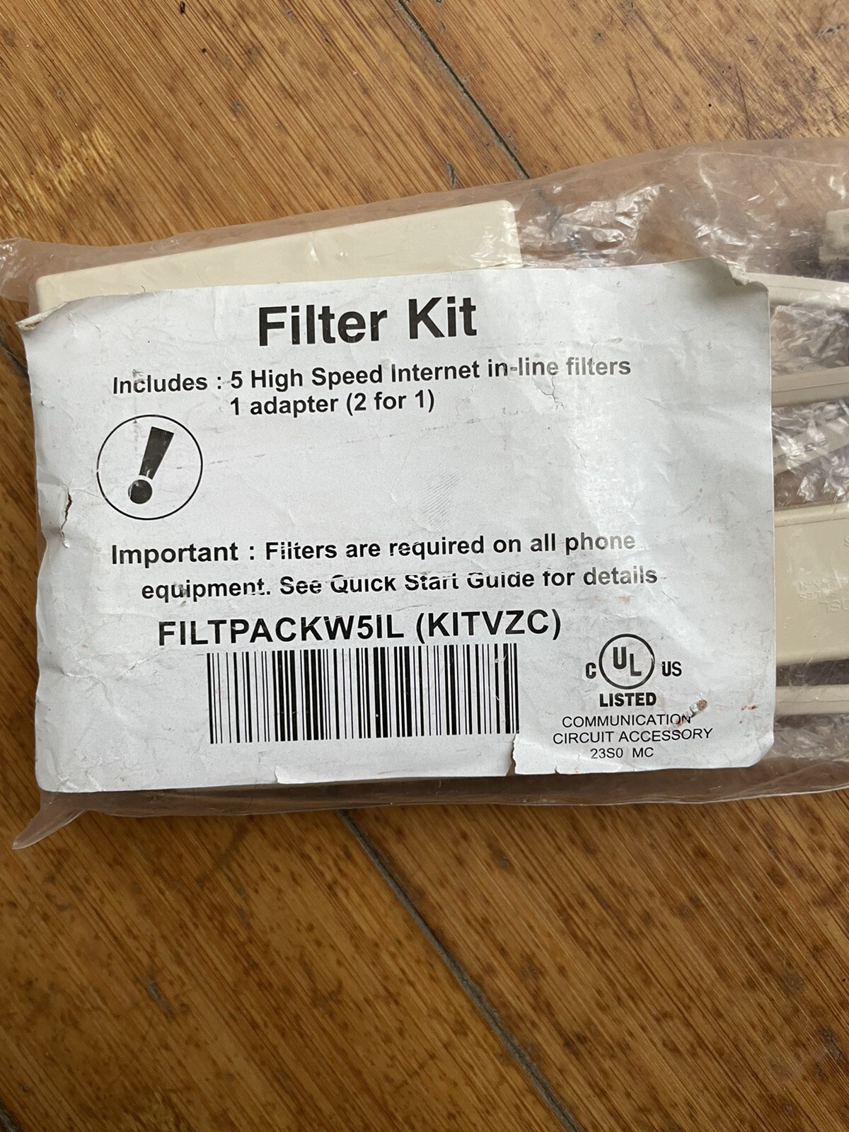 NIP 5 Suttle Phone High Speed Internet In Line Filters Kit FILTPACKW5IL (KITVZC)