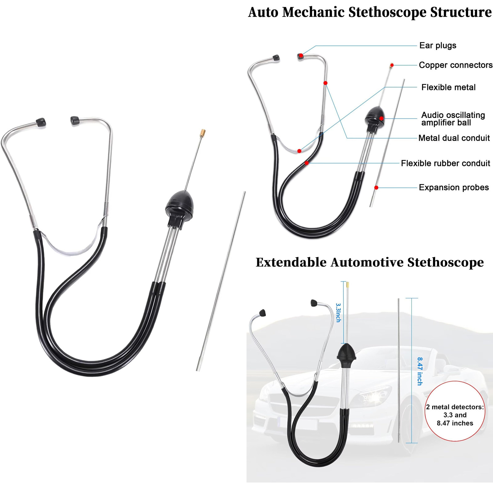 Car Mechanic Stethoscope, Automotive Stethoscope