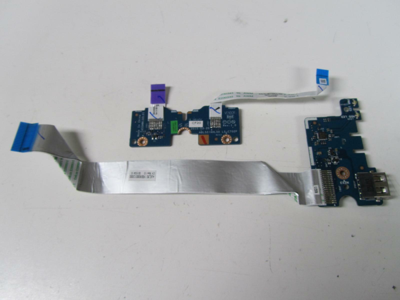 HP NoteBook 15-AC037CL USB & Touchpad Board Set - LS-C705P LS-C702P - Tested