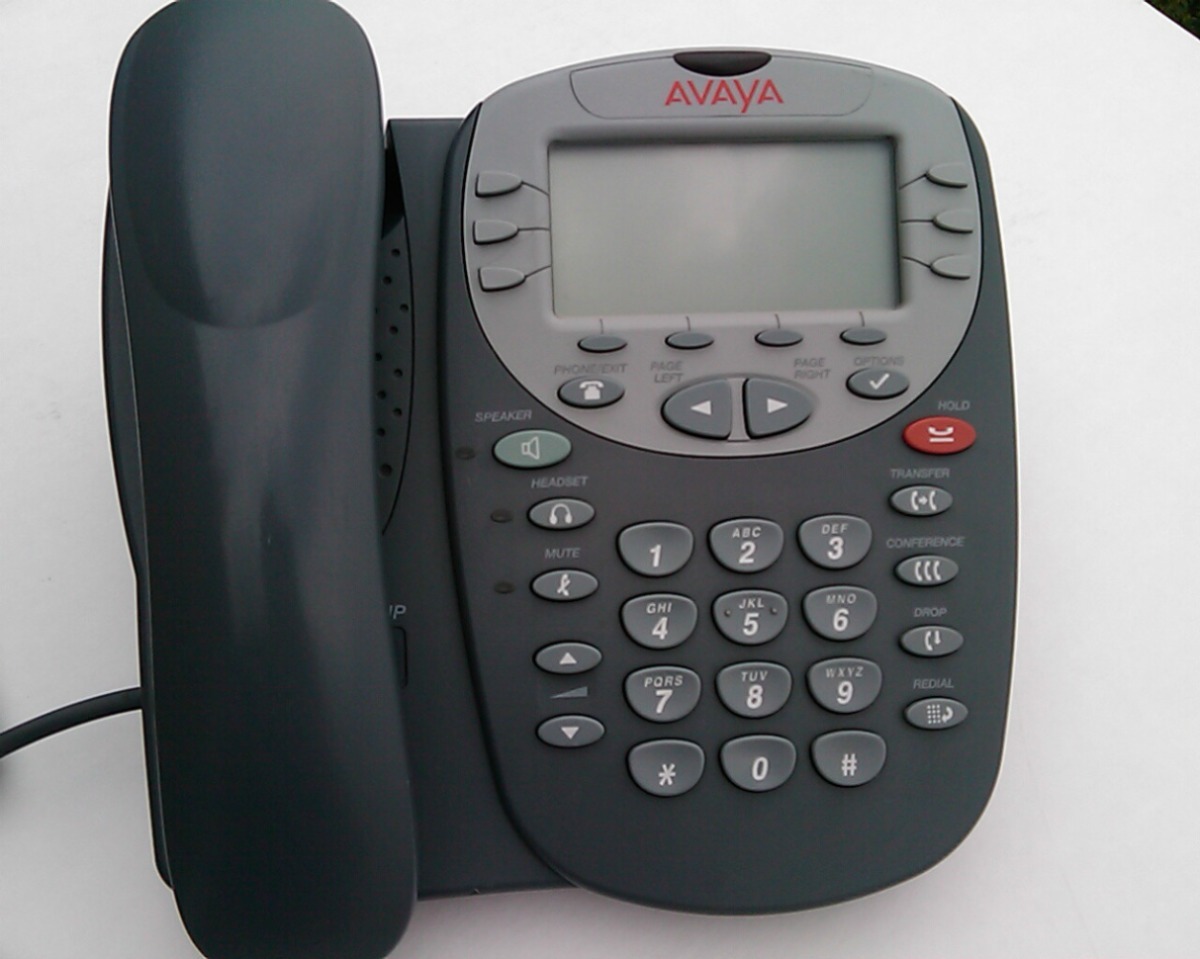 Avaya 4610SW IP VOIP Digital LCD Display Business Telephone Grey Excl: Handset