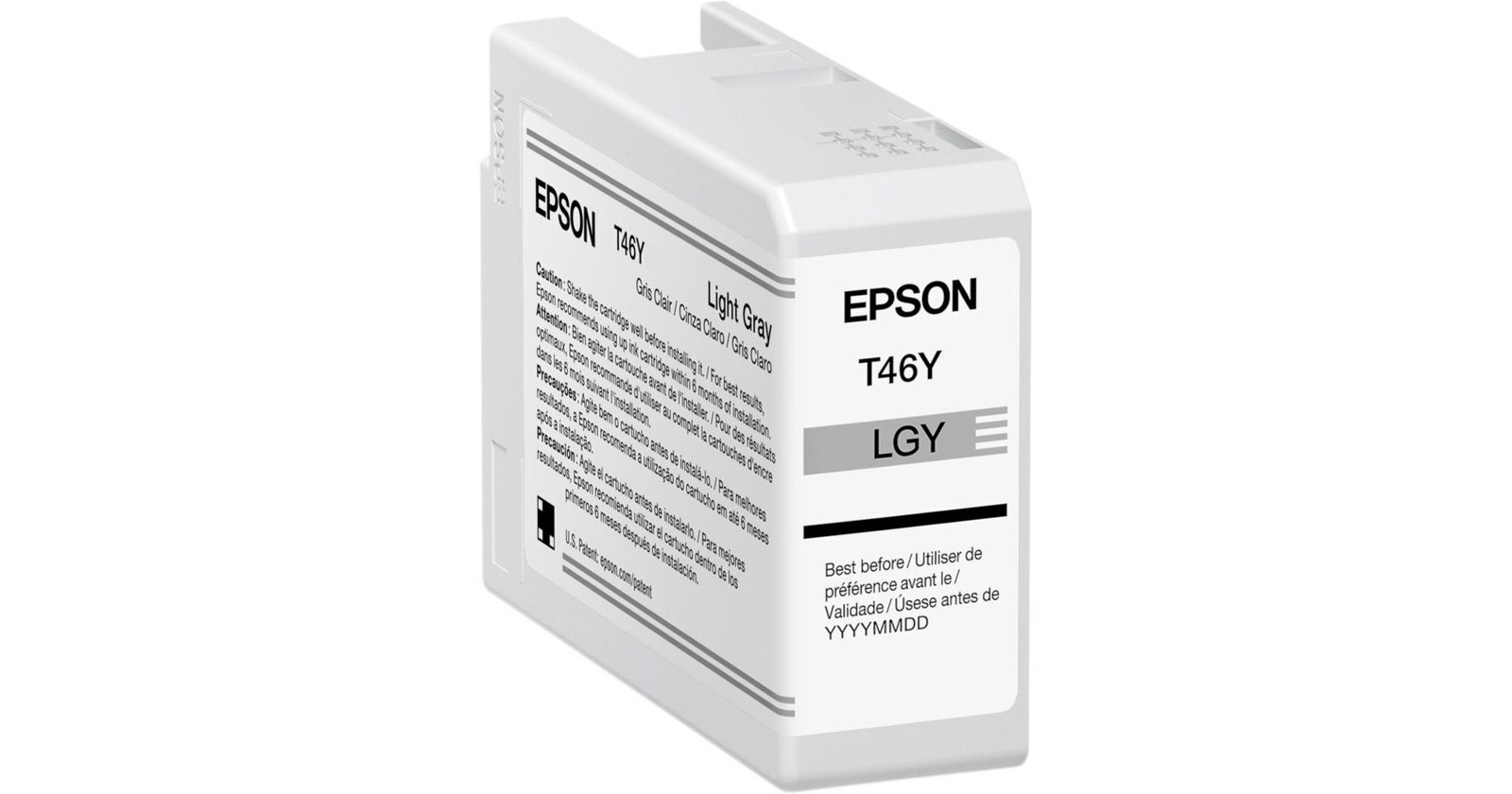 Epson T46Y UltraChrome PRO10 50 mL Light Gray Ink Cartridge [T46Y900]