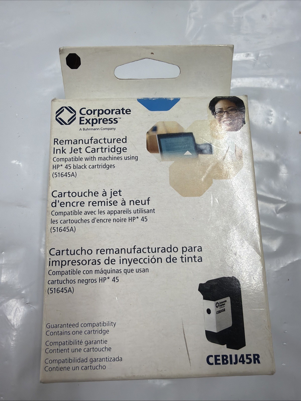 Corporate Express Ink Jet Cartridge Black HP 45 51645A CEBIJ45R A7