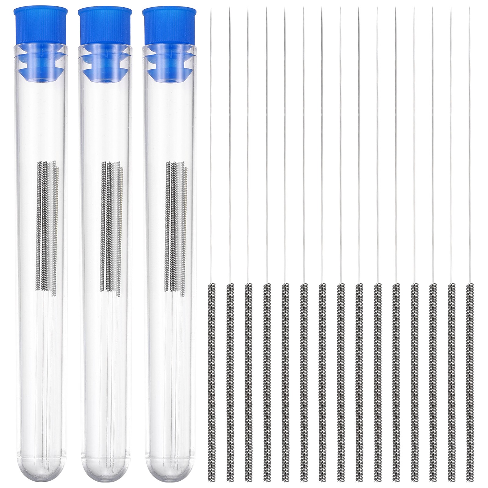 15Pcs 3D Printer Nozzle Cleaning Needles 0.25mm Silver