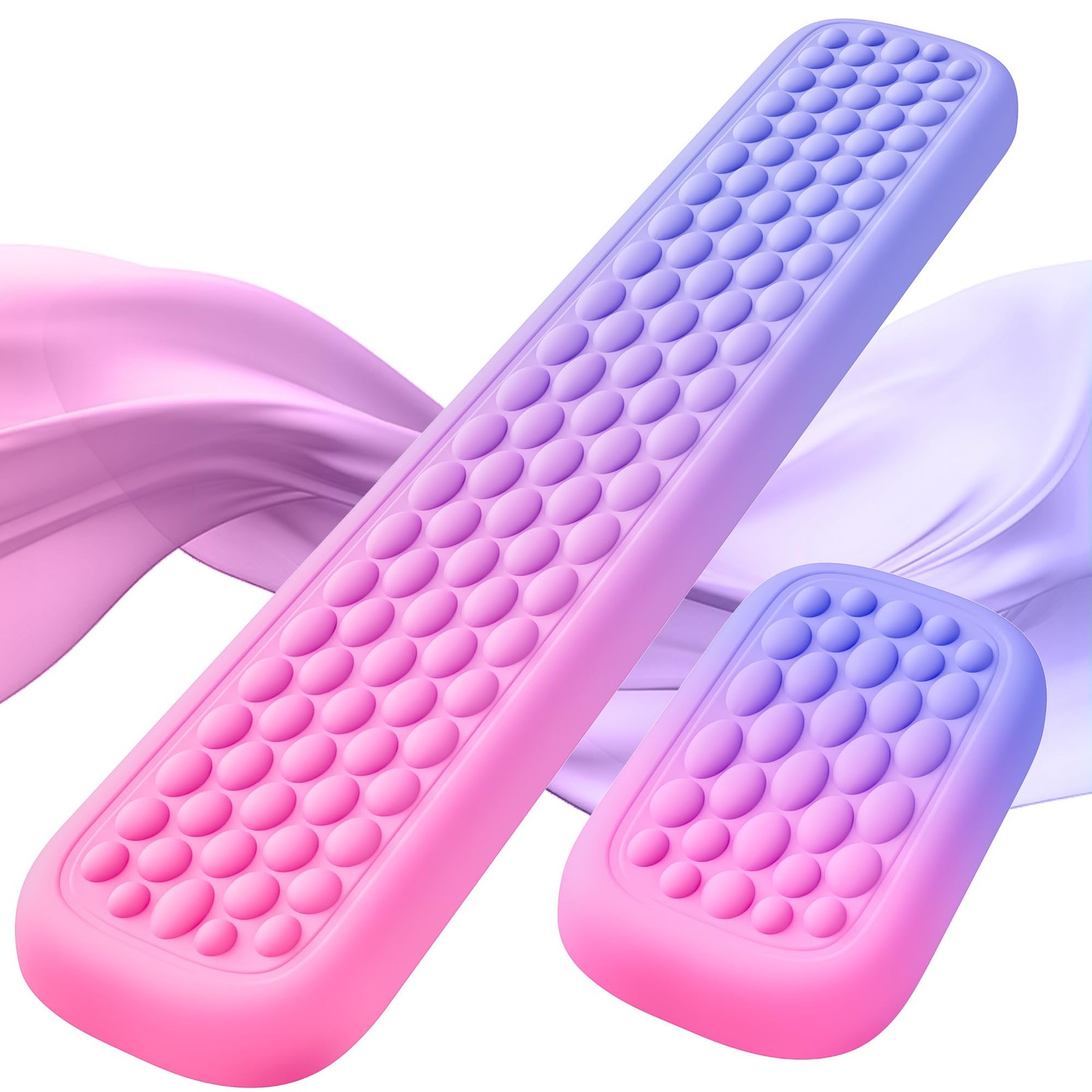 Ergonomic Gaming Wrist Rest for Computer Keyboard & - Premium Silky Memory Fo...
