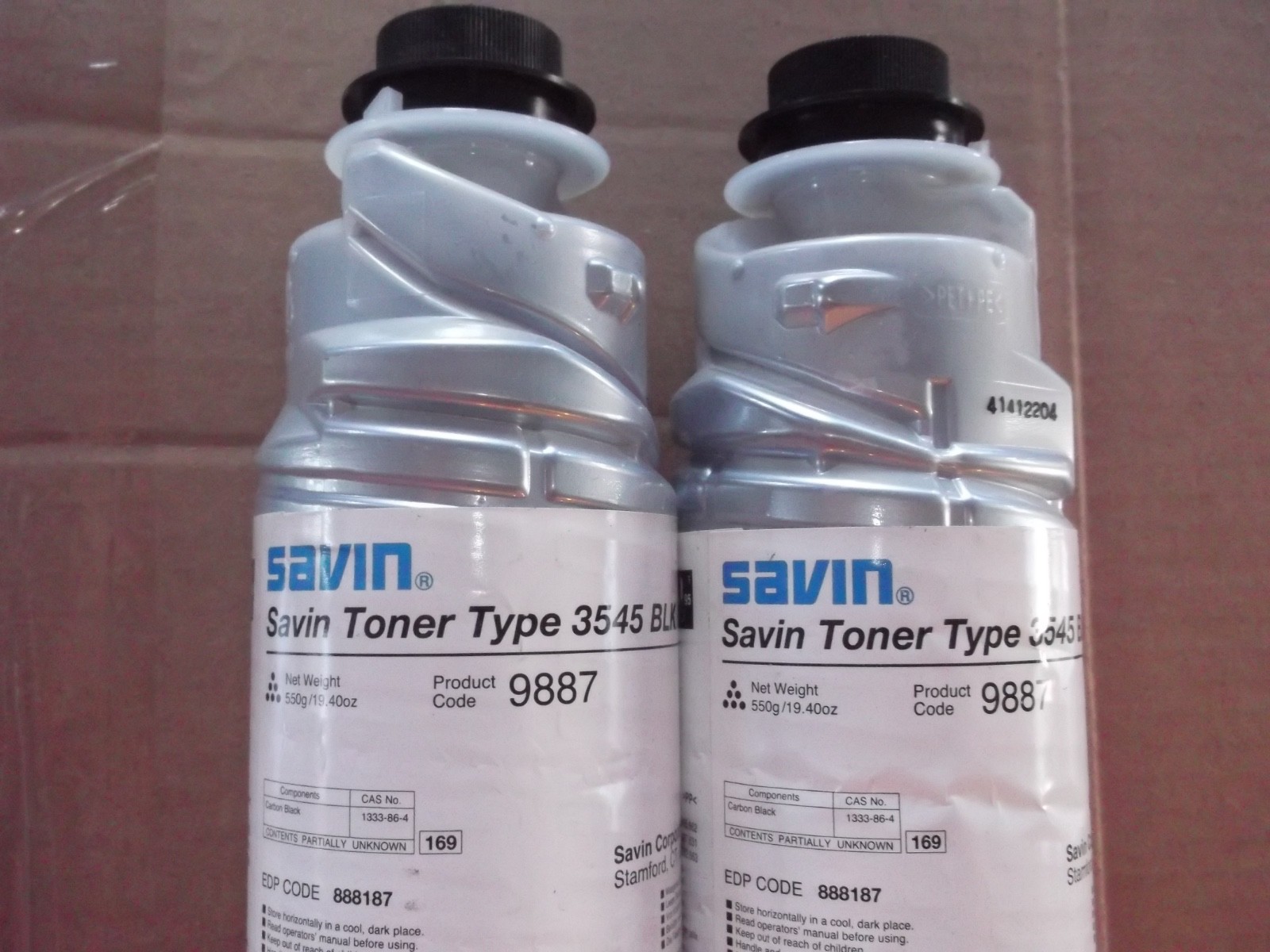 LOT OF 2 Savin Type 3545 888187 Black Toner Cartridge