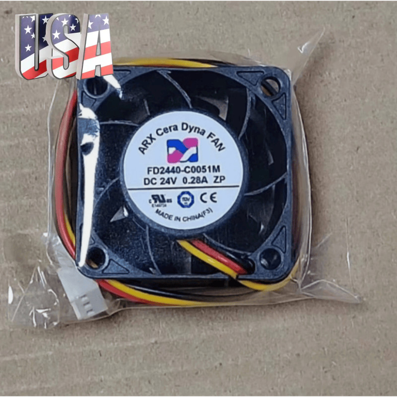 1PCS NEW ARX FD2440-C0051M DC24V 0.28A 4028 Inverter Cooling Fan