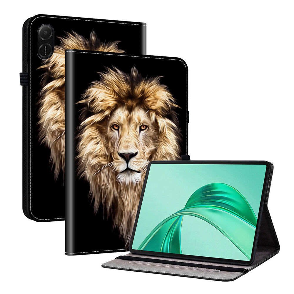 Butterfly Flower Tiger Lion Card Slot Tablet Case For Huawei Honor Pad X9 X8a 9