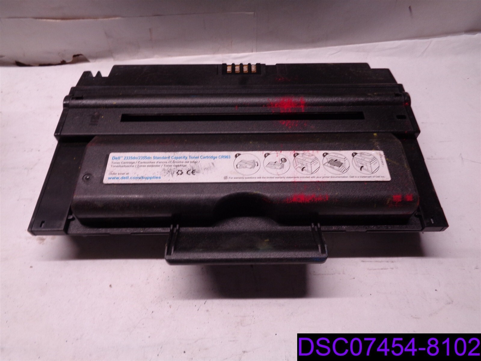 USED NEEDS FILLED Genuine Dell CR963 Black Toner Cartridge 2335dn/2355dn